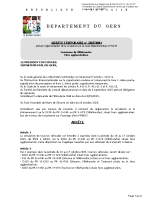 Arrêté temporaire D238