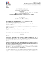 arrêté fixant par commune le mode de scrutin et le nombre de délégués des conseils municipaux